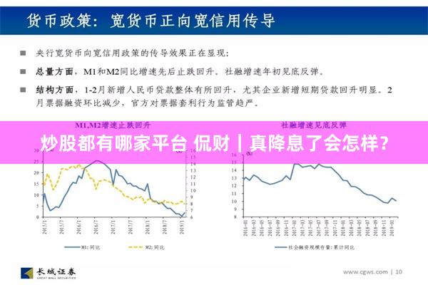 炒股都有哪家平台 侃财｜真降息了会怎样？