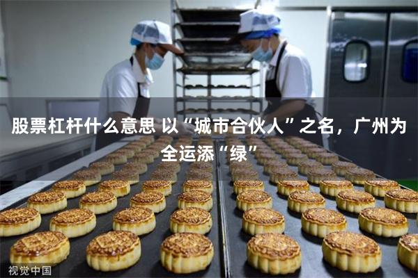 股票杠杆什么意思 以“城市合伙人”之名，广州为全运添“绿”