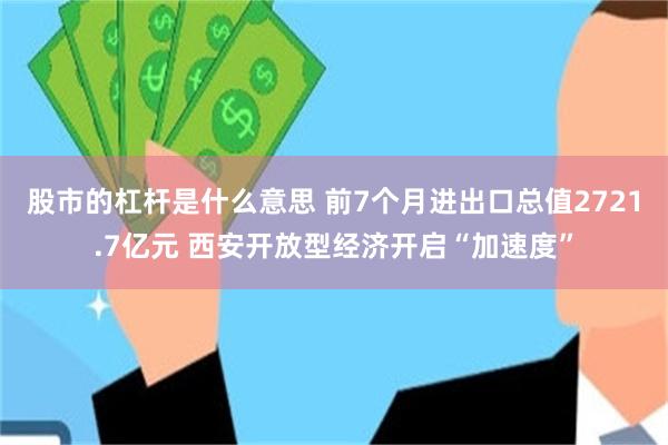 股市的杠杆是什么意思 前7个月进出口总值2721.7亿元 西安开放型经济开启“加速度”