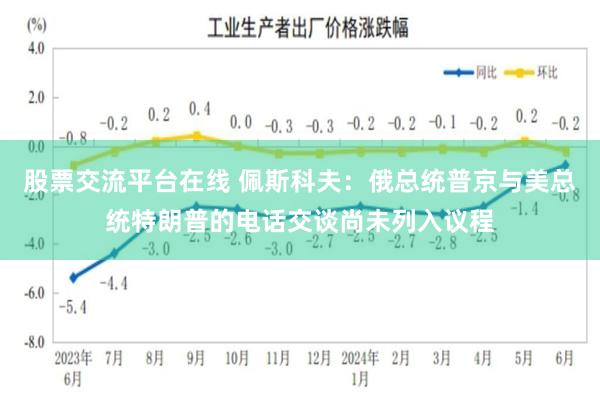股票交流平台在线 佩斯科夫：俄总统普京与美总统特朗普的电话交谈尚未列入议程