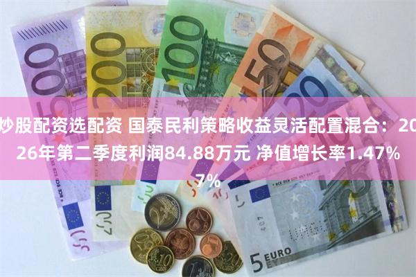 炒股配资选配资 国泰民利策略收益灵活配置混合:2026年第二季度利润84.88万元 净值增长率1.47%